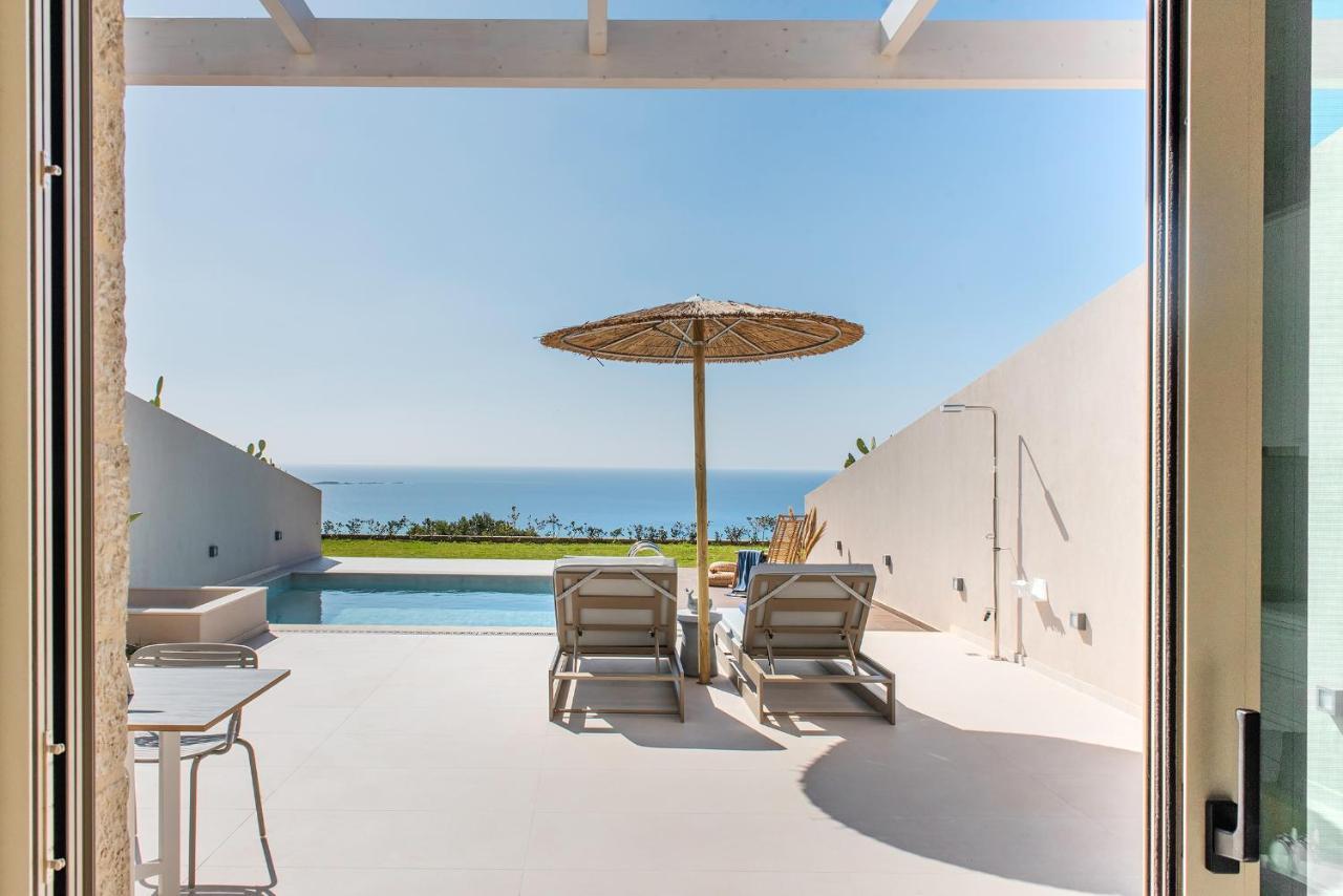 Cielo E Mare Villas I "Free" Heated Pools & Seaview Falasarna Exterior foto