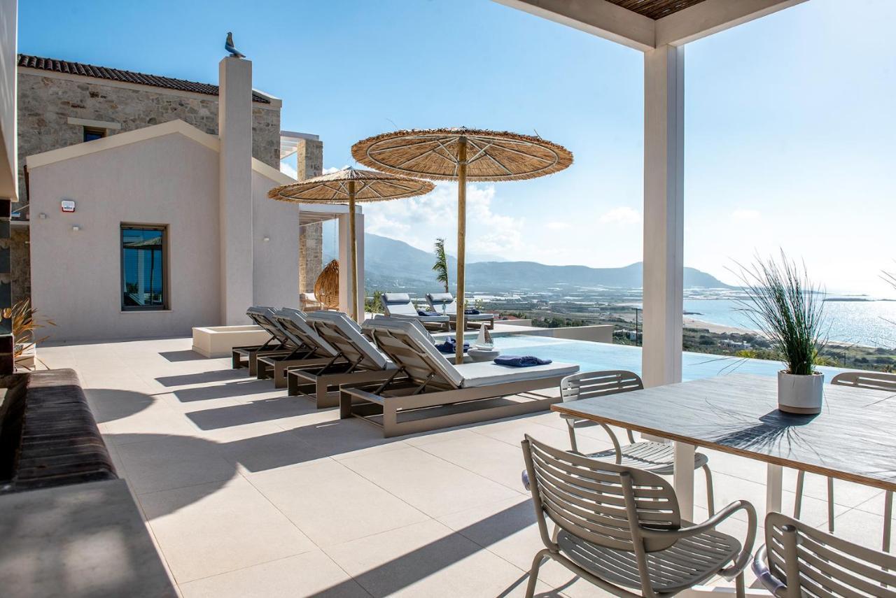 Cielo E Mare Villas I "Free" Heated Pools & Seaview Falasarna Exterior foto