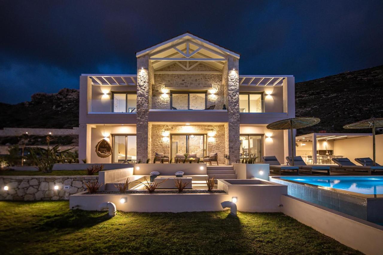 Cielo E Mare Villas I "Free" Heated Pools & Seaview Falasarna Exterior foto