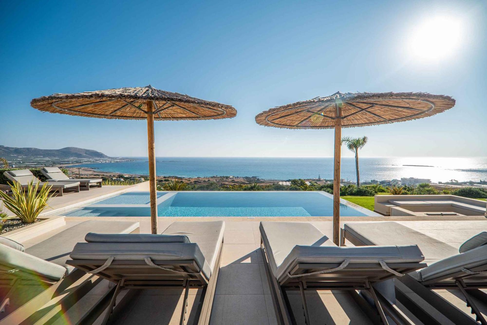 Cielo E Mare Villas I "Free" Heated Pools & Seaview Falasarna Exterior foto