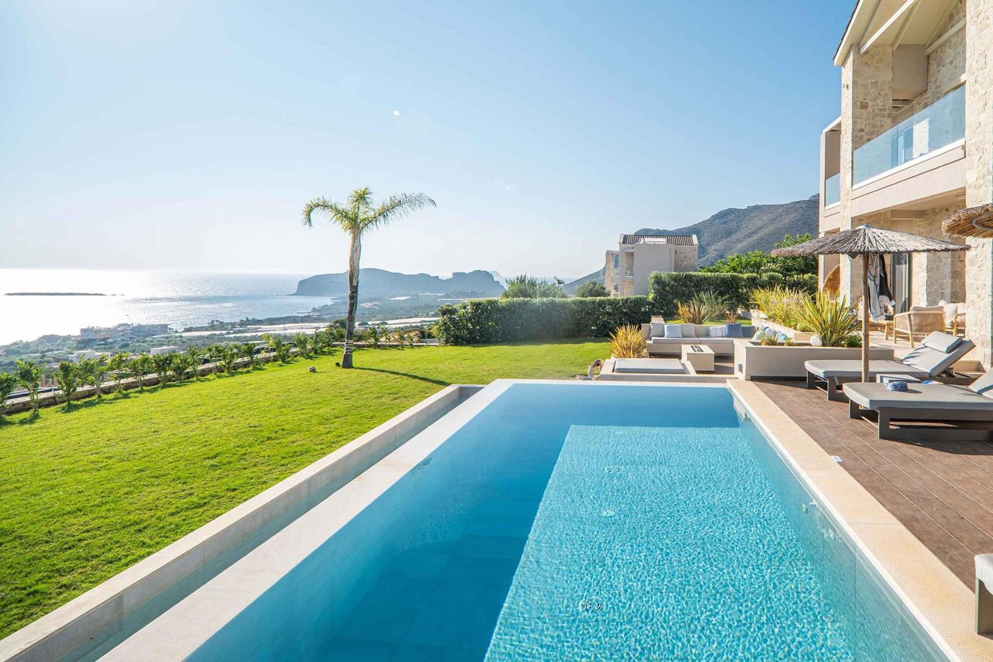 Cielo E Mare Villas I "Free" Heated Pools & Seaview Falasarna Exterior foto