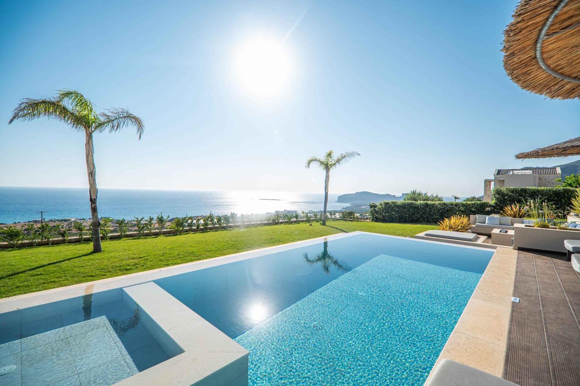 Cielo E Mare Villas I "Free" Heated Pools & Seaview Falasarna Exterior foto