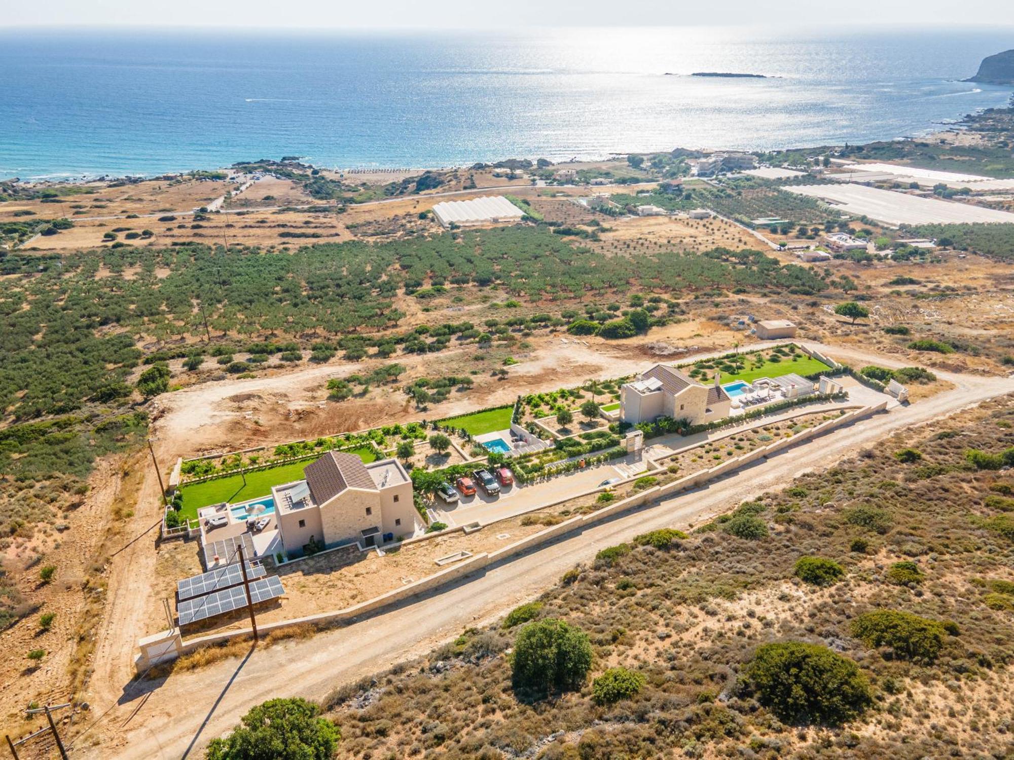 Cielo E Mare Villas I "Free" Heated Pools & Seaview Falasarna Exterior foto